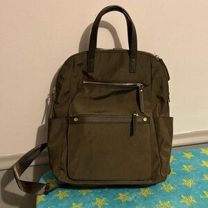 Stylish Olive Green Womens Backpack